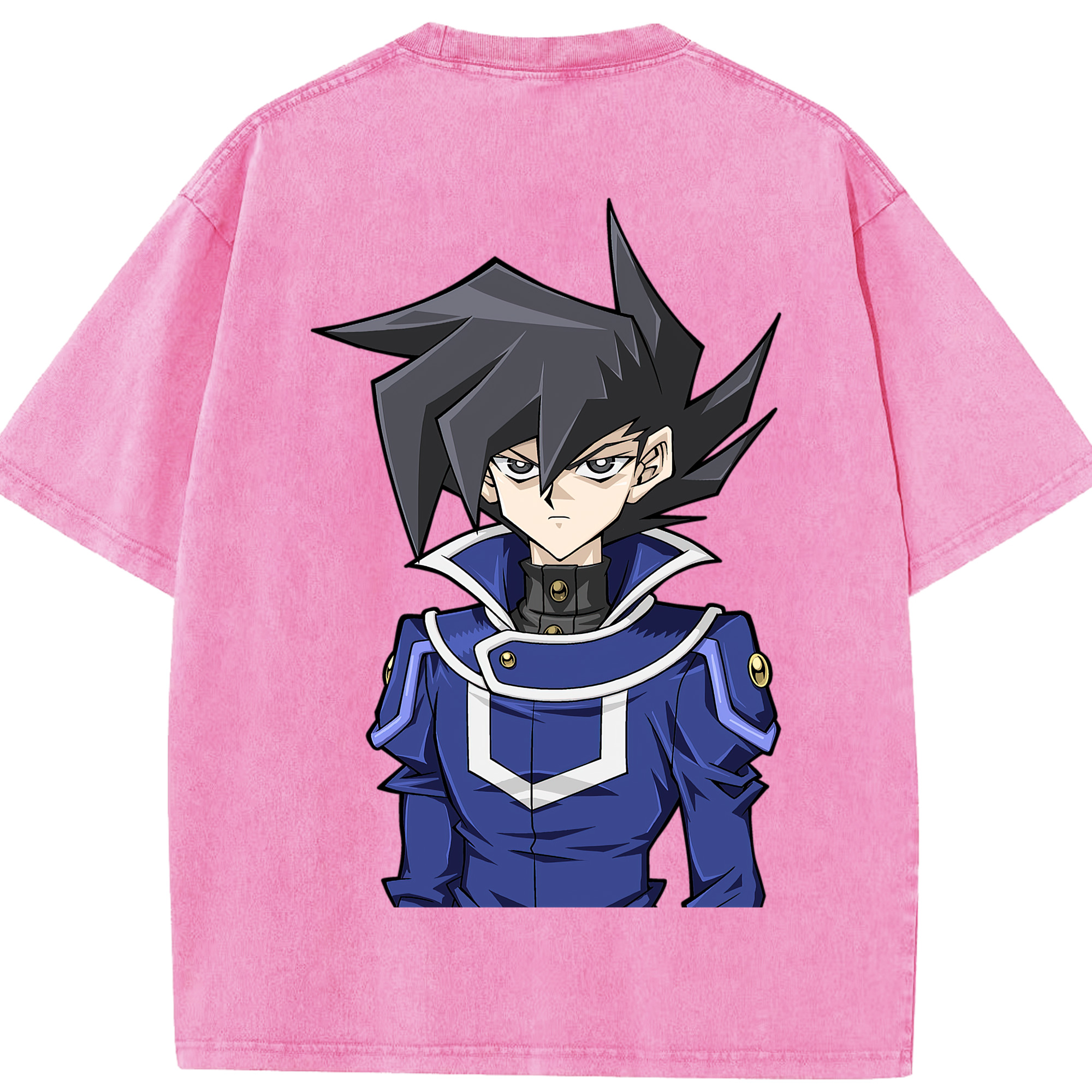 （画像用） 遊☆戯☆王 Yu-Gi-Oh! 綿100% ヴィンテージ風 半袖Tシャツ（背面プリント）